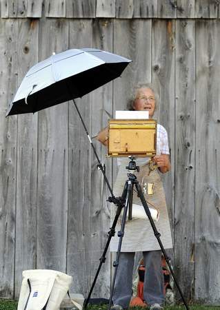 Emilie Astell at the 2014 Blackstone Valley Paintout
