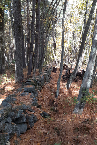 A Stone Wall at Stillwater Farm