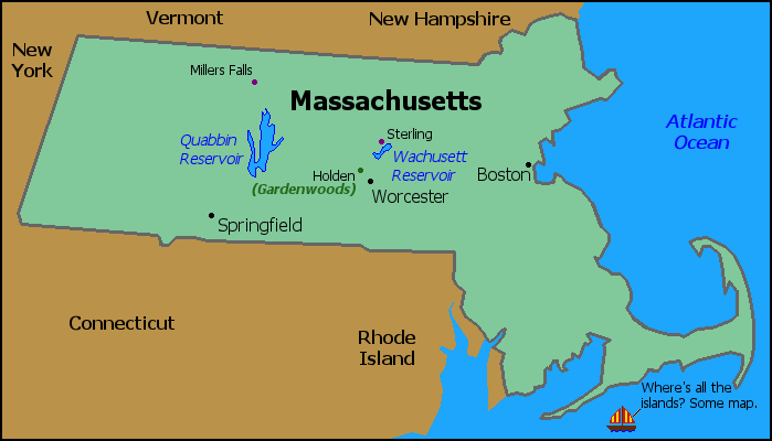 Personal Map of Massachusetts